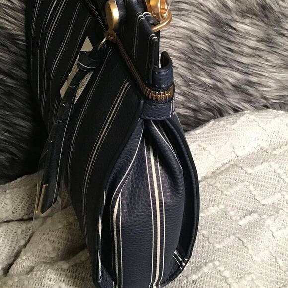 NWT Foley + Corinna "Dione Satchel Petite in Slumber Stripe" Vegan Leather - Picture 5 of 7